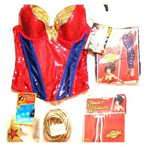 Wonder Woman Sexy Costume 5 pieces